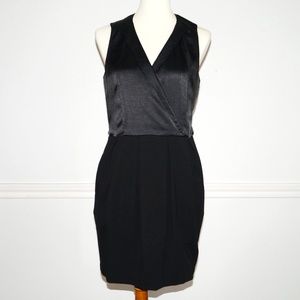 Armani Exchange Black Tuxedo Collar Cocktail Dress